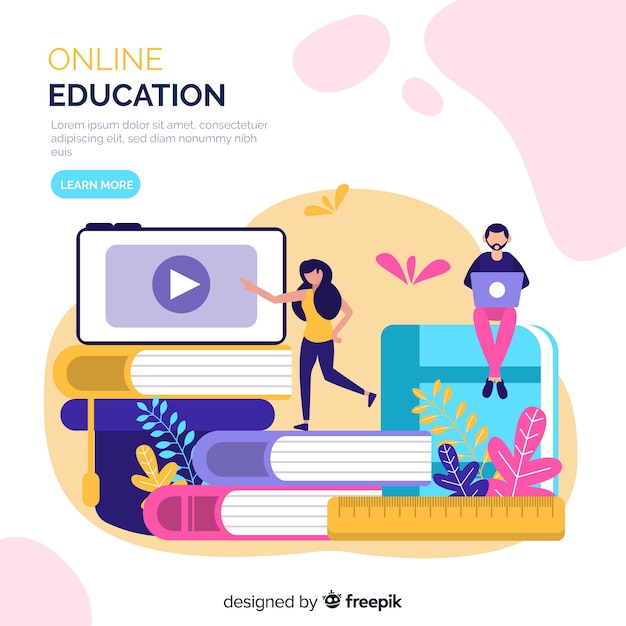 Online education concept