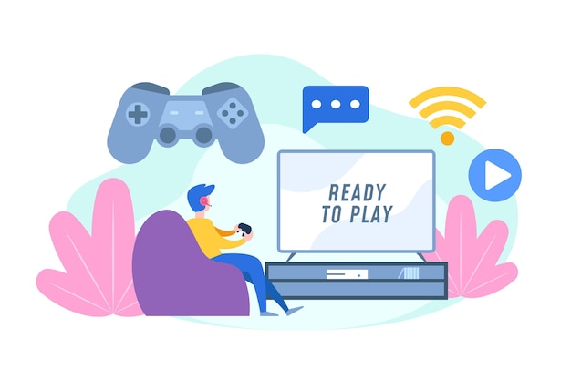 Online games concept