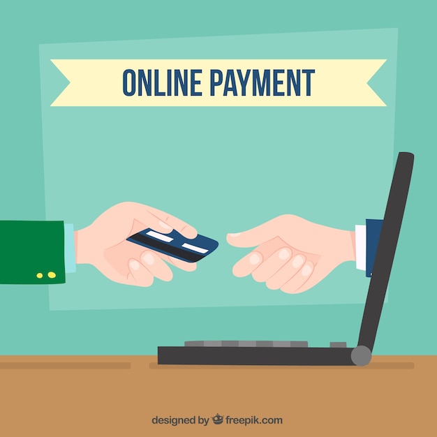 Online payment, computer