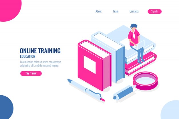 Online training, education 