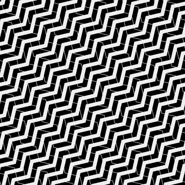 Free vector op art pattern with zig zag lines