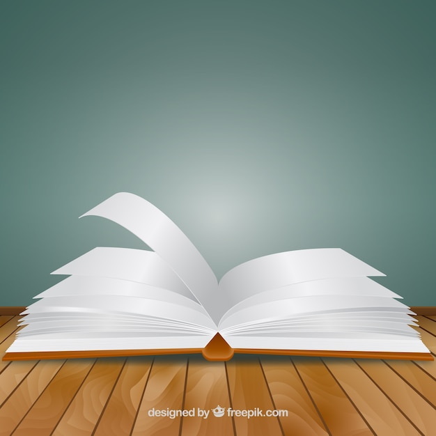 Free vector open book vector