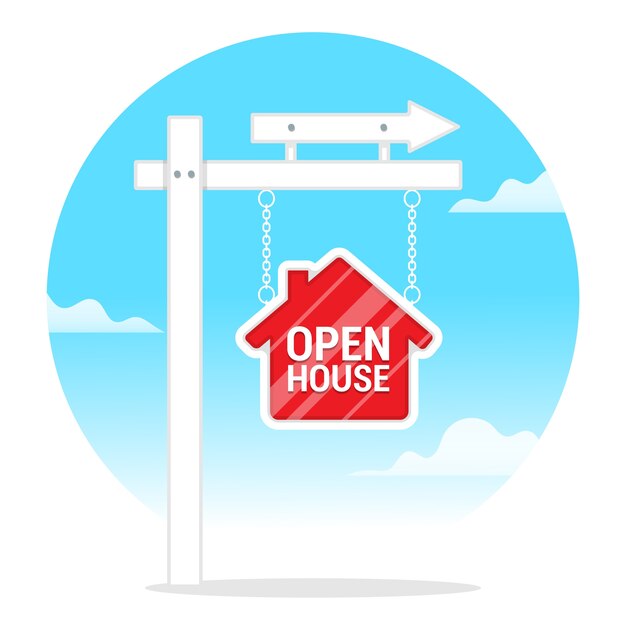 Open house indicator