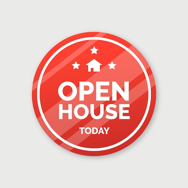 Open house label concept