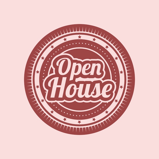 Open house label wheel design