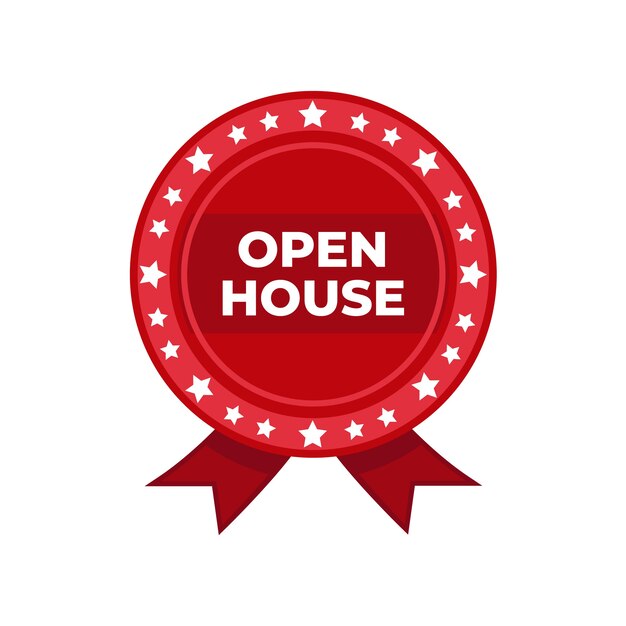 Open house label