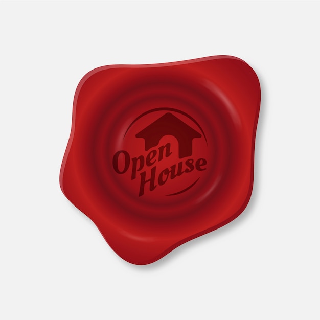 Open house red label style