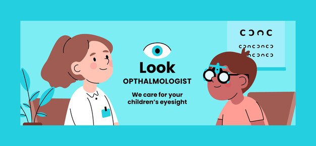 Ophthalmologist facebook cover template