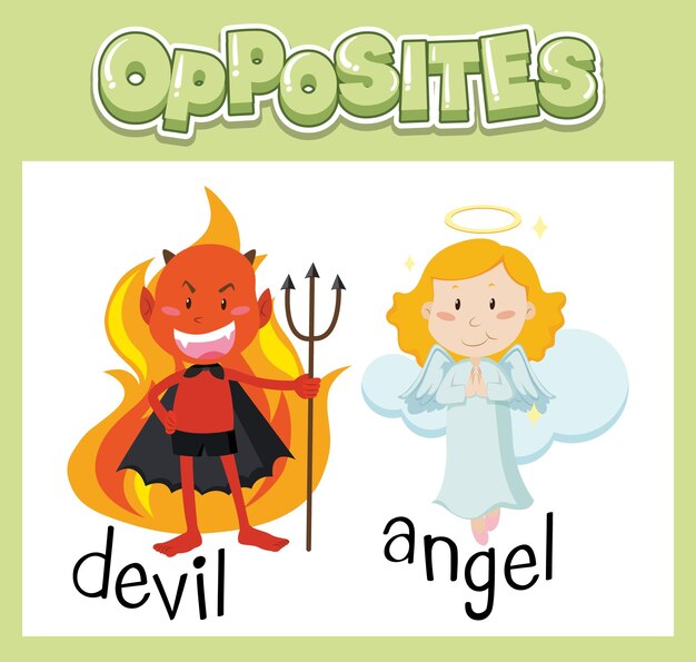 Opposite English words for kids