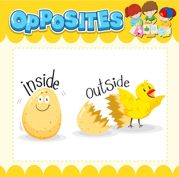 Opposite words for inside and outside