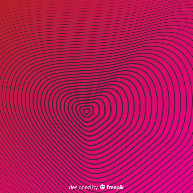 Optical illusion effect background