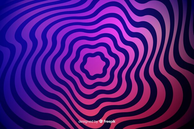 Optical illusion effect background