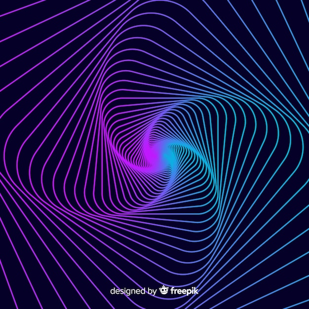 Free Vector optical illusion effect background