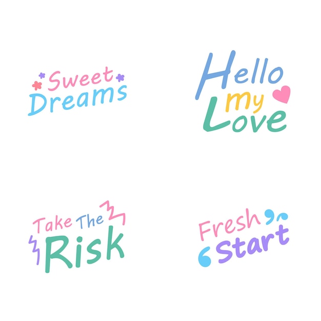 Optimistic Words Sticker