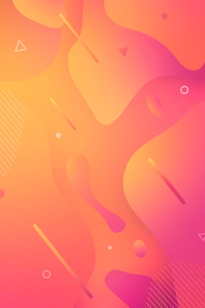 Orange abstract seamless patterned background