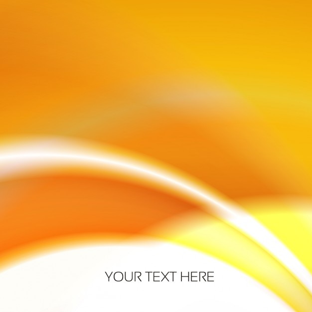 Orange abstract and wavy background