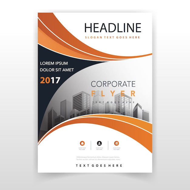 orange annual report template