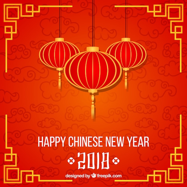 Orange background for chinese new year