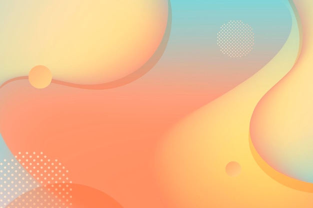 Orange fluid gradient background