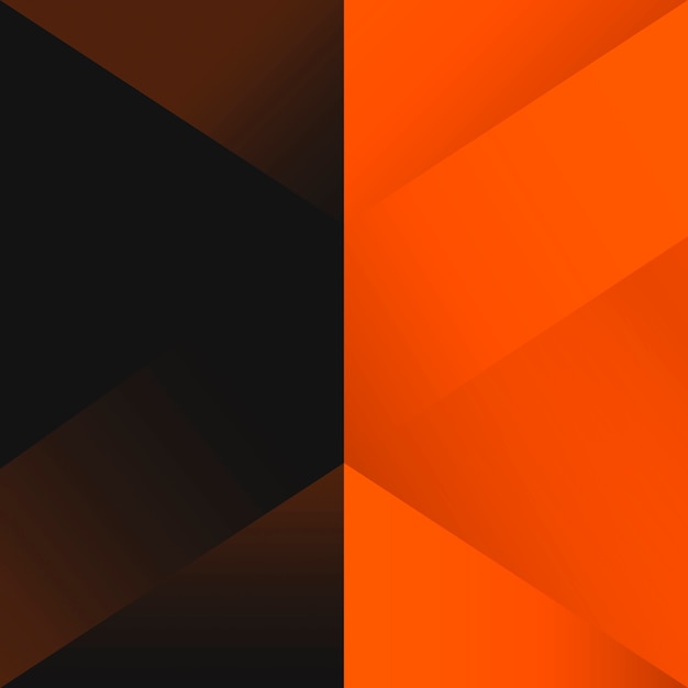 Orange geometrical background design vector