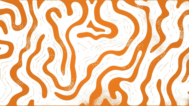 orange grunge twisting pattern