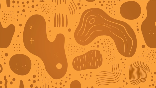 Free Vector orange patterned background