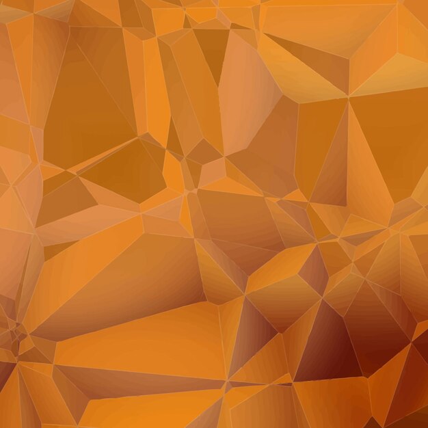 Orange polygonal background