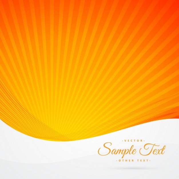 Orange sunburst background