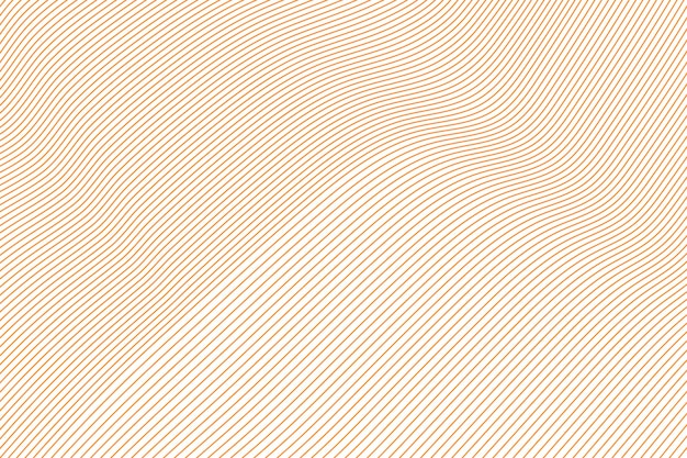 Free vector orange wavy doodle lines background