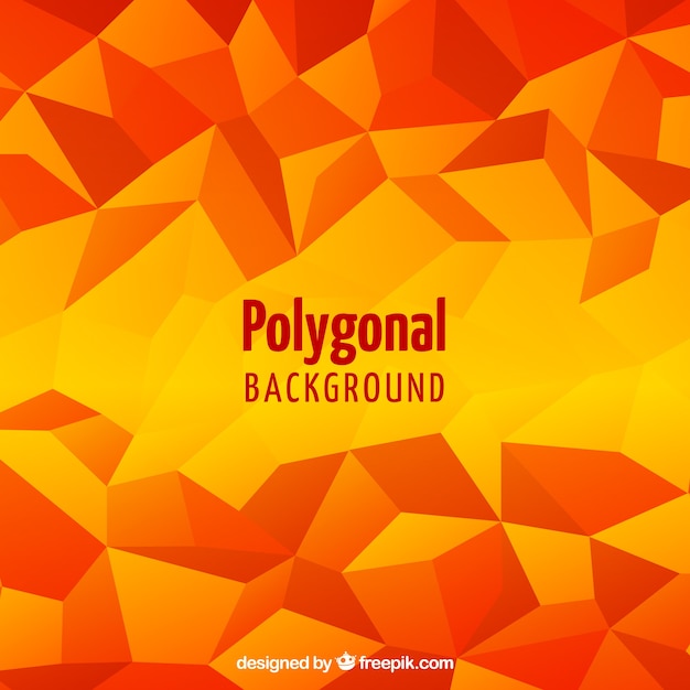 Orange and yellow polygonal background