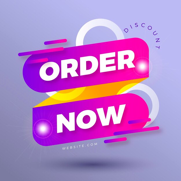 Order now offer banner