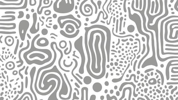 Free vector organic doodle texture