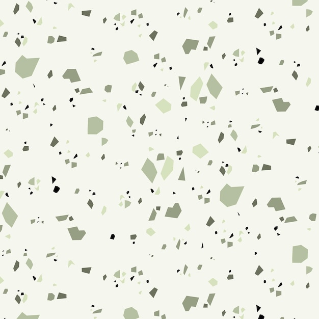 Organic flat monochromatic terrazzo pattern