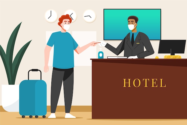 Organic flat new normal in hotels