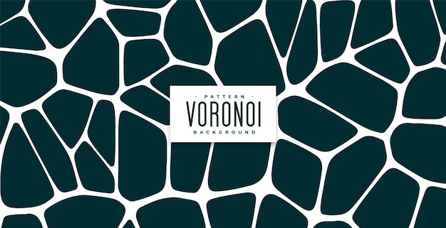 Organic voronoi pattern blocks background