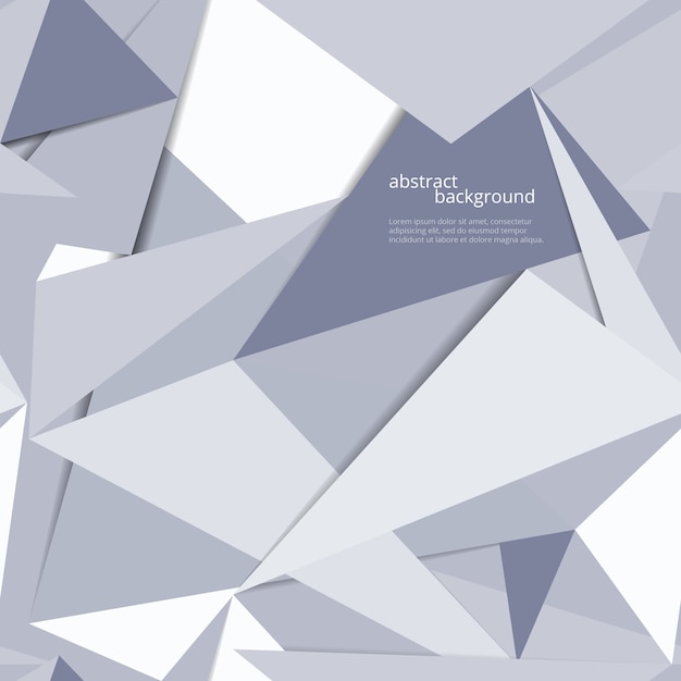 Origami geometric vector abstract design