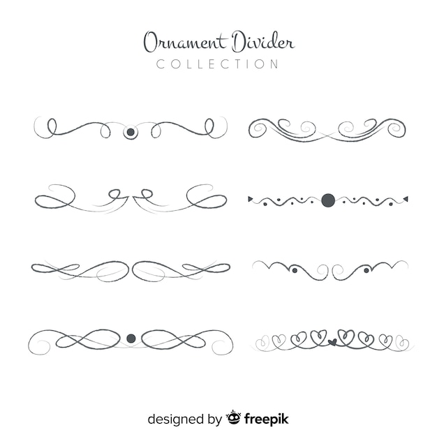 Ornament divider collection