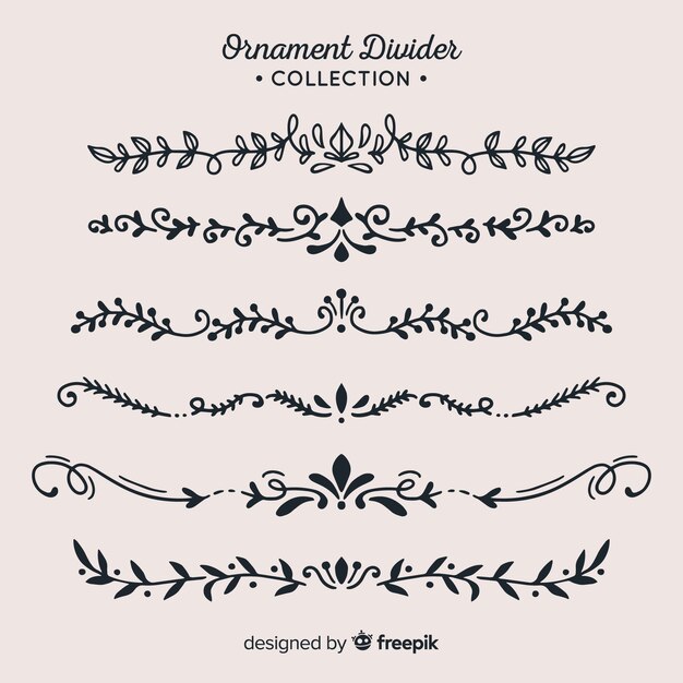 Ornament divider collection