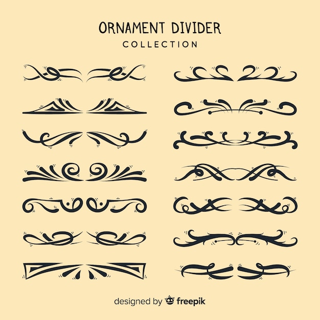 Ornament divider collection