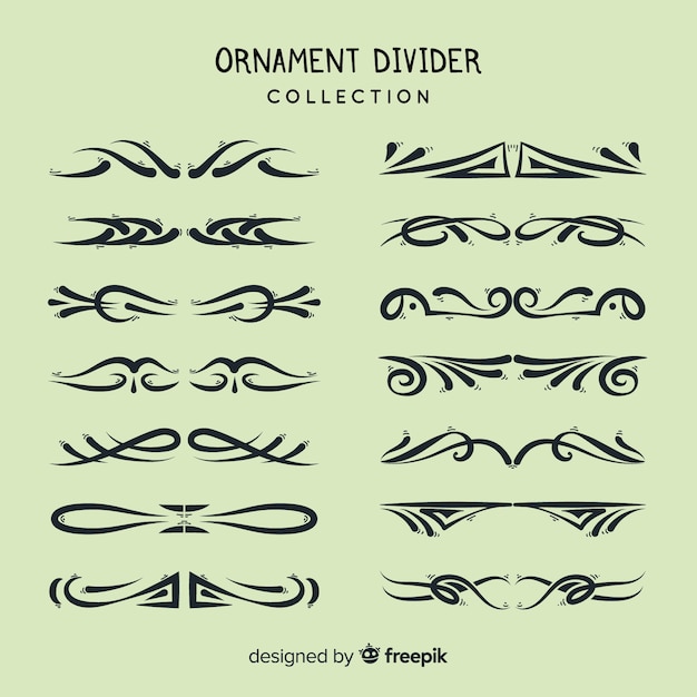 Ornament divider collection