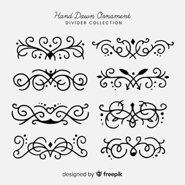 Ornament divider collection