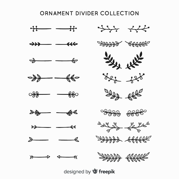 Ornament divider collection