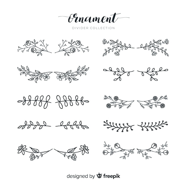 Ornament divider collection