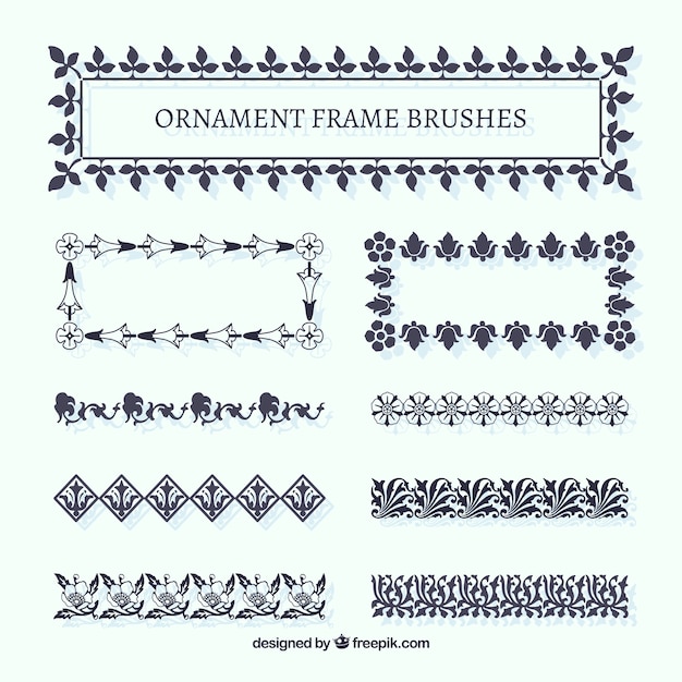 Ornament Frame Brushes