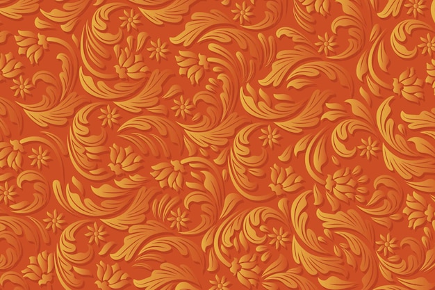 Ornamental abstract floral background