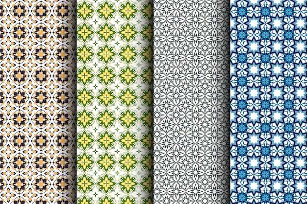 Ornamental arabic pattern collection