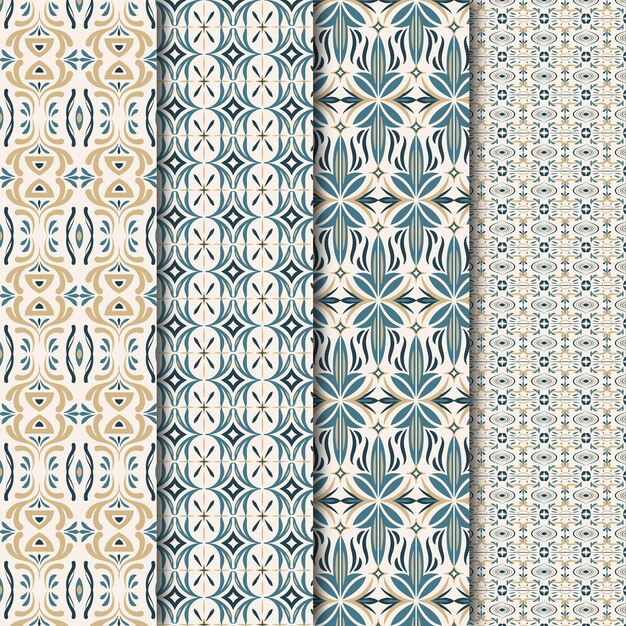 Ornamental arabic pattern collection