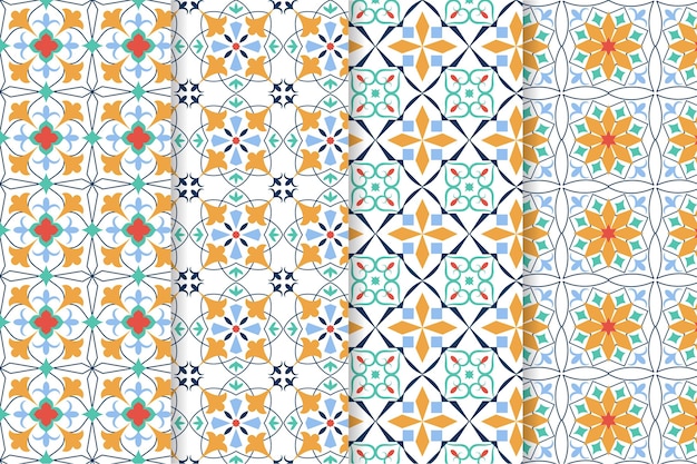 Ornamental arabic pattern collection