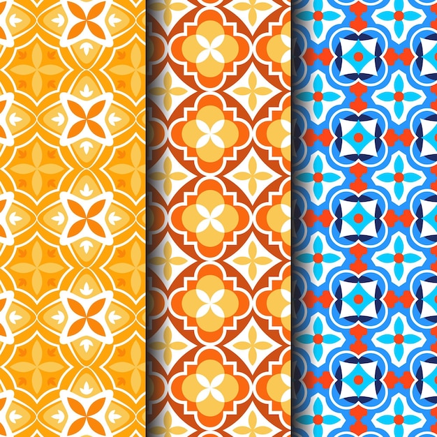 Ornamental arabic pattern collection