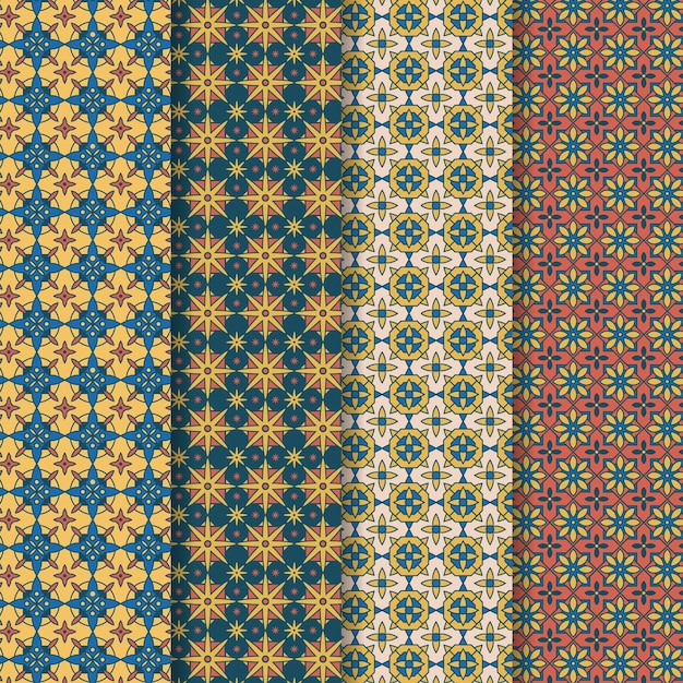 Ornamental arabic pattern collection